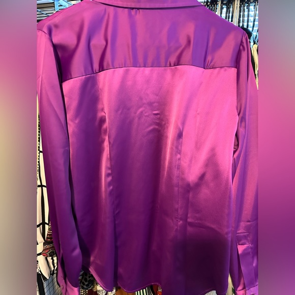 Worthington Blouse Large Purple - Picture 3 of 4
